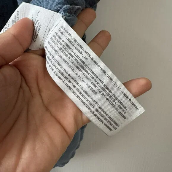 Vintage y2k Abercrombie & Fitch Garmen Dyed Floral Print T-shirt Top Sz L - Picture 8 of 14